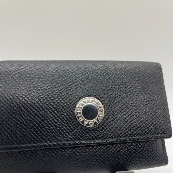 Bvlgari excellent condition authentic Key Case Black ring Made in Italy Bulgari - Picture 4 of 14